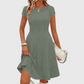Robe en maille côtelée brossée élégante pour femme