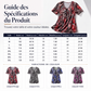 T-shirt à manches courtes et col V pour femme, tunique plissée à motif léopard