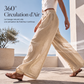 Pantalon large d'été respirant pour femme