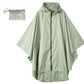 Poncho de pluie à capuche unisexe, imperméable et léger