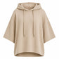 Sweat à capuche décontracté pour femme, coupe ample et manches larges
