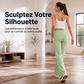 Pantalon de yoga évasé effet lift