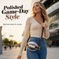 🏈 Sac à bandoulière transparent en forme de ballon de football américain – Le style des jours de match allié à la praticité du quotidien ✨