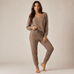 Ensemble de détente pour femme : haut à manches longues et pantalon de jogging