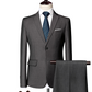 Costume d’affaires moderne coupe ajustée 2 pièces pour homme
