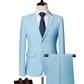 Costume d’affaires moderne coupe ajustée 2 pièces pour homme