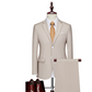 Costume d’affaires moderne coupe ajustée 2 pièces pour homme