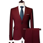Costume d’affaires moderne coupe ajustée 2 pièces pour homme