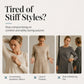 Robe midi ample et décontractée