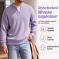 T-shirt en nid d'abeille confort superposé