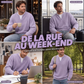 T-shirt en nid d'abeille confort superposé