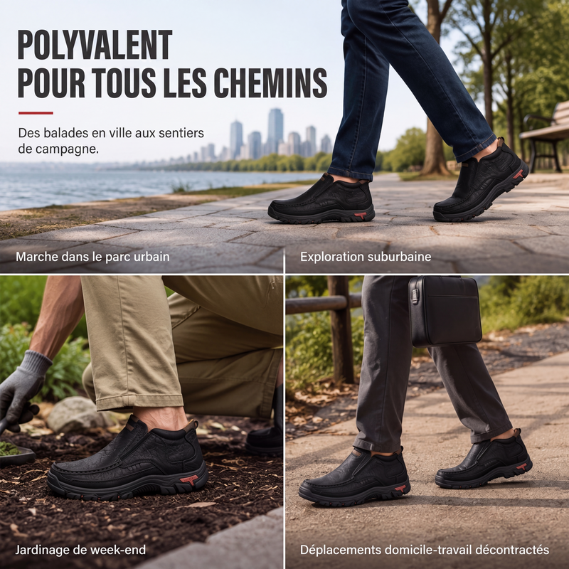 👞 CONFORT & STYLE AU QUOTIDIEN | Chaussures Homme à Enfiler -50%