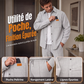 Ensemble décontracté deux pièces pour homme : veste et pantalon en maille gaufrée