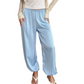 Pantalons sarouel amples en satin pour femmes