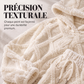 Ensemble sweat à capuche en maille torsadée pelucheuse et pantalon pour femme