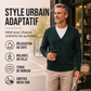Cardigan en maille décontracté à col V pour homme