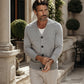 Cardigan en maille décontracté à col V pour homme