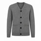 Cardigan en maille décontracté à col V pour homme