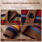 Cardigan en maille rayé à col châle pour homme