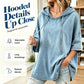 Women's Casual Loose Denim Hoodie