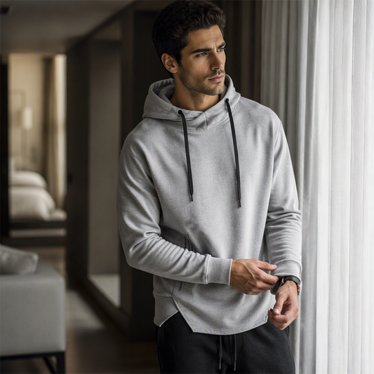 Sweat à capuche décontracté ample pour homme
