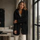 Veste à capuche confortable et chaude pour femme