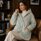 Veste à capuche confortable et chaude pour femme