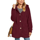 Veste à capuche confortable et chaude pour femme