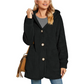 Veste à capuche confortable et chaude pour femme