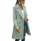 Trench-coat croisé décontracté pour femme