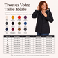 Veste à capuche femme doublée polaire et coupe-vent