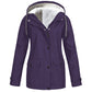 Veste à capuche femme doublée polaire et coupe-vent