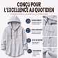 👔 LE CASUAL AUTREMENT | Chemise Homme à Capuche & Manches Longues -50 %