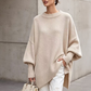 Pull-over col ras du cou pour femmes grande taille