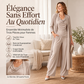 Ensemble 3 pièces décontracté et élégant pour femme