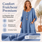 Robe d'été ample pour femme à manches volantées