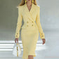 Robe blazer double boutonnage pour femme