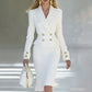 Robe blazer double boutonnage pour femme