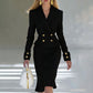Robe blazer double boutonnage pour femme