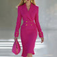 Robe blazer double boutonnage pour femme