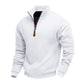 Pull à col montant et quart de zip pour homme