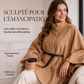 🌸 OFFRE LIMITÉE –50% ! ✨ Manteau cape élégant pour femme à col montant
