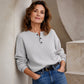Sweat décontracté en maille gaufrée pour homme