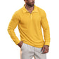 Haut col pour homme respirant avec texture en nid d'abeille