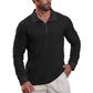 Haut col pour homme respirant avec texture en nid d'abeille