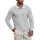 Haut col pour homme respirant avec texture en nid d'abeille