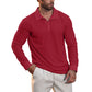 Haut col pour homme respirant avec texture en nid d'abeille
