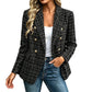 Blazer croisé décontracté pour femme