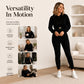 Ensemble sweat à capuche et pantalon à taille cintrée pour femme