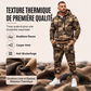 Ensemble sweat à capuche chaud et pantalon camouflage pour homme